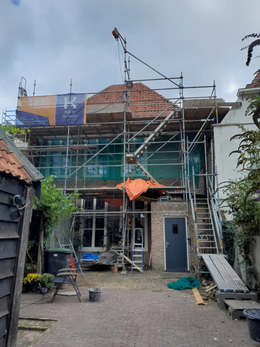 Restauratie en renovatie - Dakrenovatie historisch woonhuis