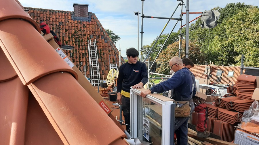 Restauratie en renovatie - Dakrenovatie historisch woonhuis